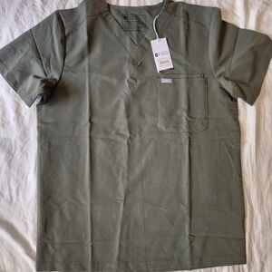 FIGS Leon Three-Pocket Scrub Top NWT - M